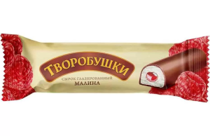 Сырок глазированный ТВОРОБУШКИ Малина 20% 40гр