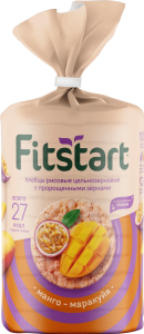 Хлебцы FITSTART рисовые Манго-маракуйя 100гр 1/12