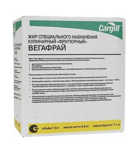 Масло "ВЕГАФРАЙ" смесь растительное/фритюрное 7,5л