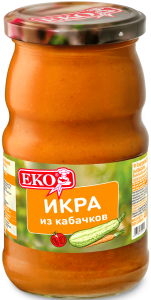 Икра кабачковая 370 гр ст/б Еко (15/1)