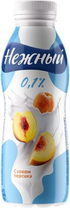 Напиток йогурт "Нежный" с соком персика 0,1% 420г