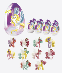 Драже сахарное в капсуле XXL"Сказочные Пони"  (8шт*10гр)