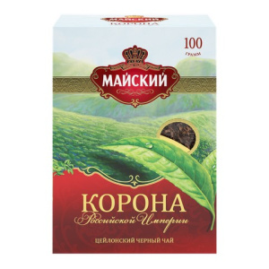 Чай Майский Корона Российской Империи крупнолистовой 100г НЕ ЗАКАЗЫВАТЬ