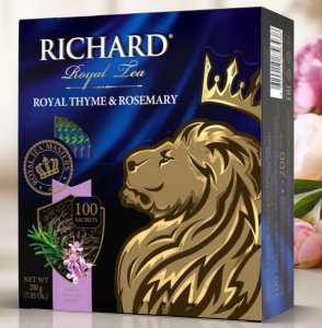 Чай Ричард Королевский чабрец и розмарин (пакет) 100*200г