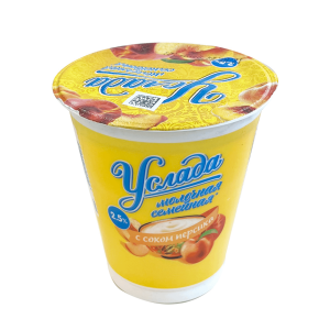Услада мол. Персик 2,5% 350гр 1/12