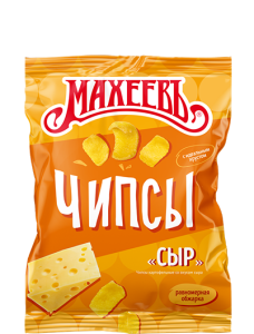 Чипсы картофельные Махеевъ со вкусом Сыр 80гр