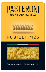 Макароны PASTERONI Спиральки №125, 400г Саоми