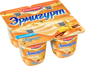 Эрмигурт Пудинг Ванильный 3,0% 4*100г(24/4)