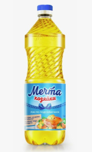 Масло подсолнечное раф. дез. Мечта хозяйки 0,9л (1/15)
