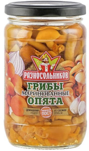 Опята маринов. ТМ Разносольников 330гр 1/12