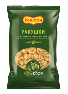 Макаронные изделия Роллтон Ракушки с оливковым маслом 400г