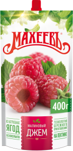 Джем Малиновый 400гр д/п 1/14