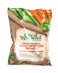 Смесь овощная Классический гарнир 400гр Свой Урожай