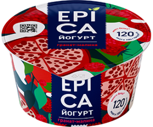 EPICA Йогурт гранат/малина 4,8% 130г(12/1)