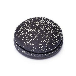 Булочка для гамбургера оригинальная (черная-уп.) 89 г*24 шт.Лантманен Юнибейк