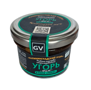 Угорь Калининградский ФИЛЕ в соусе Унаги 80гр (масса рыбы 50гр)