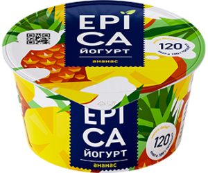 EPICA Йогурт ананас 4,8% 130г(12/1)