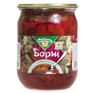 Борщ со свежей капустой ГОСТ ст/б 500г