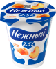 Йогурт "Нежный" с соком персика 2,5% 350г стак. (12/1)