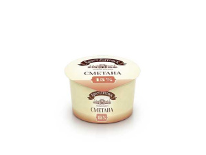 Сметана Брест-Литовск 15% 180г Савушкин(12/1)