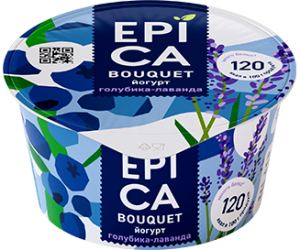 EPICA Йогурт Bouquet голубика/лаванда 4,8% 130г(12/1)