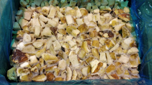 Гриб белый, кубик  (10 кг/кор) Россия (Шевцова)