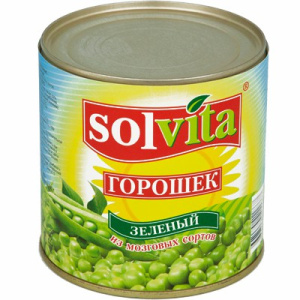 Горошек "Solvita" 400 гр Еко