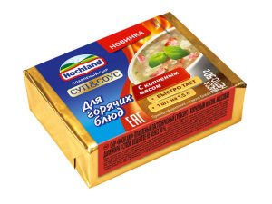 Сыр плавл. суп & соус с коп.мясом (блочки) 50гр Hochland(36/1)