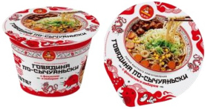 Лапша Товарищ Ван Говядина по-сычуаньски с фенхелем и имбирём 100гр 1/24