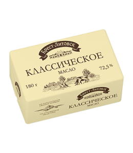 Масло сладк.-слив несол. Брест-Литовск 72,5% 180г Савушкин