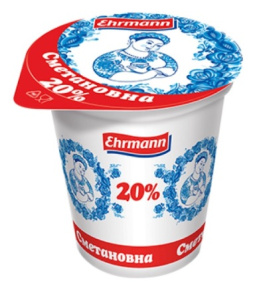 Сметановна 20% 375гр Продукт сметанный