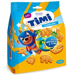 Печенье затяжное "TIMI" сливочное 130г