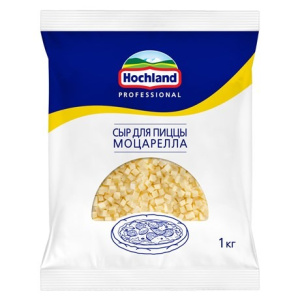 Сыр для пиццы Моцарелла HochlandProf 1кг 1/6