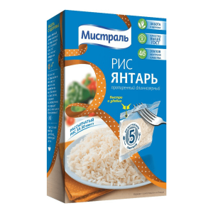 Рис Мистраль Янтарь 5*80гр 1/6