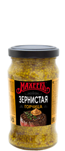 Горчица Зернистая 190г ст/б. 12шт Махеев