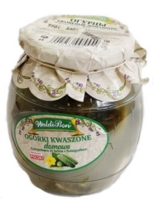 Огурцы квашеные домашние 770г ст/б Валдибен