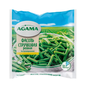 Фасоль стручковая резаная Agama 400гр(14/1) Agama