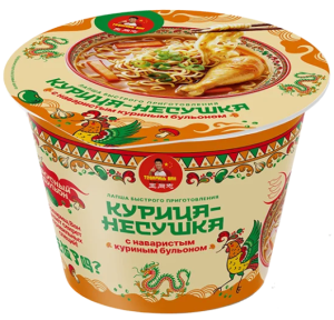 Лапша Товарищ Ван Курица-Несушка с наваристым куриным бульоном 100гр 1/24