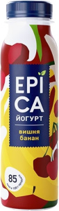 EPICA Йогурт питьевой вишня/банан 2,5% 260г БЗМЖ(6/1)