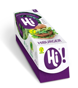 Котлеты растительные замороженные Хайбургер для бургера Hi, 0,8 кг, 4 шт/кор
