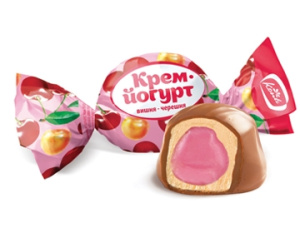 Конфеты "Крем-Йогурт" вишня-черешня 1кг Конти