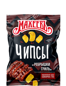 Чипсы картофельные Махеевъ со вкусом Рёбрышки Гриль 80гр