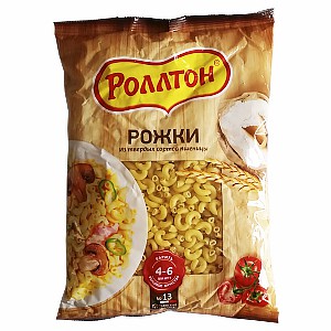 Макаронные изделия Роллтон Рожки 400г