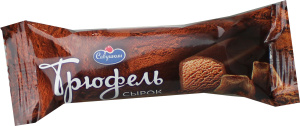 Сырок творожный глазированный с наполнителем "Трюфель" 23% флоупак 40г