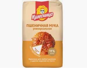 Мука пшеничная Универсальная Кудесница 2кг