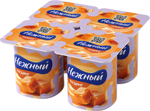 Нежный Пудинг Карамельный 100гр 4*2,8% (1/24)