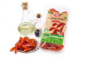 Продукт из мяса птицы сырокопченый «Карпаччо» охлажденный в МГС 150 гр.