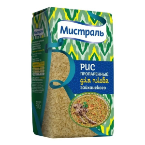 Рис Мистраль Пропаренный для чайханского плова 500гр