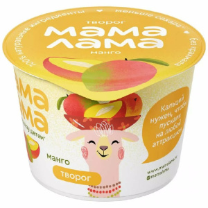 Мама Лама творог с манго 3,8%100г