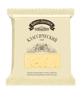 Сыр Брест-Литовск классический 45% 300гр Савушкин